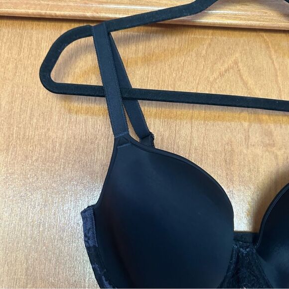 Wacoal Lace Affair Contour Bra Black/Graphite Size 32DDD - Picture 5 of 11